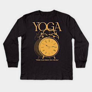 Yoga 90s Germany Kids Long Sleeve T-Shirt